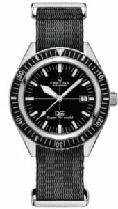 Certina DS Super PH500M Stainless Steel / Black / NATO C037.407.18.050.00