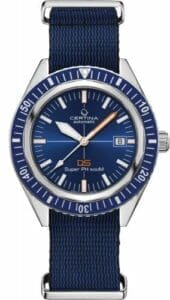 Certina DS Super PH500M Stainless Steel / Blue / Sea Turtle Conservancy C037.407.18.040.10