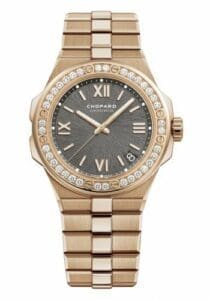 Chopard Alpine Eagle 41 Rose Gold / Diamond / Grey 295363-5002