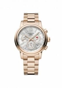 Chopard Mille Miglia Chronograph Rose Gold / Silver / Bracelet 151274-5001