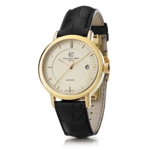 Christopher Ward Malvern C5 MK1 Stainless Steel / Silver / Strap C5GWT