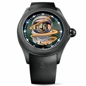Corum Big Bubble Magical 52 PVD Titanium / Elisabetta Fantone - Dali / Rubber L390/03667