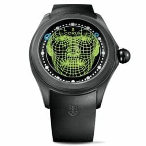 Corum Big Bubble Magical 52 PVD Titanium / Wire Frame / Rubber L390/03636