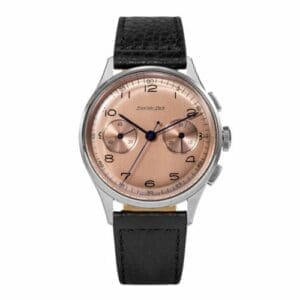 Excelsior Park Chronograph Stainless Steel / Salmon / Black Matte EP95004-BL