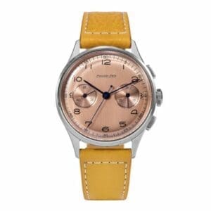 Excelsior Park Chronograph Stainless Steel / Salmon / Yellow-Brown Matte EP95004-YE