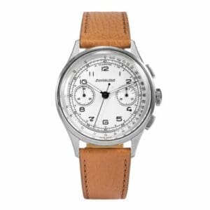 Excelsior Park Chronograph Stainless Steel / White / Brown Matte EP95001-BR