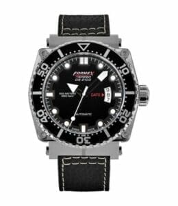 Formex Diver Automatic Black / Calf 2100.1.7020.213