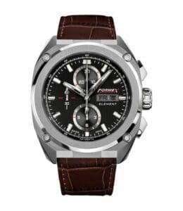 Formex Element Automatic Chronograph Full Steel / Black / Croco 1200.1.8021.311