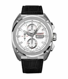 Formex Element Automatic Chronograph Full Steel / White / Croco 1200.1.8011.311