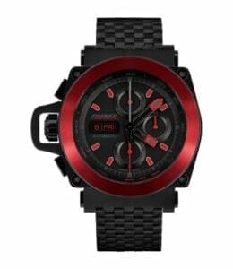 Formex Motorsport Automatic Chronograph PVD / Red Bezel / Black / Bracelet 3100.4.8122.110