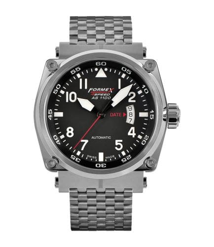 Formex Pilot Automatic Black / Bracelet 1100.1.7020.100