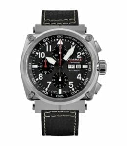 Formex Pilot Automatic Chronograph Black / Calf 1100.1.8020.213