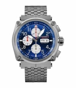 Formex Pilot Automatic Chronograph Blue / Bracelet 1100.1.8030.100