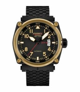 Formex Pilot Automatic Gold / Black / Bracelet 1100.6.7022.110
