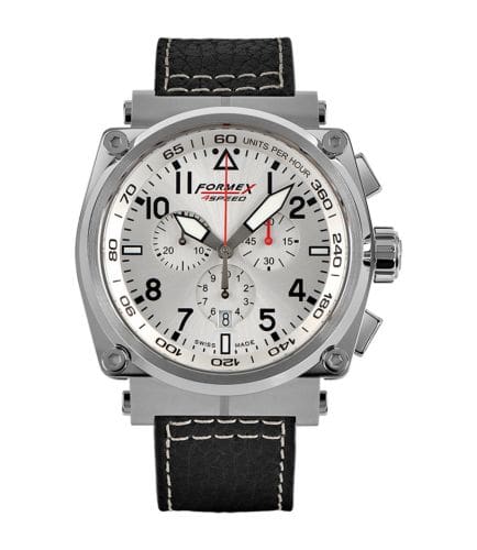 Formex Pilot Quartz Chronograph Silver / Calf 1100.1.3040.213