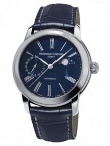 Frederique Constant Classic Moonphase Manufacture Stainless Steel / Blue FC-712MN4H6