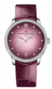 Girard-Perregaux 1966 36mm Stainless Steel / Diamond / Pink / Alligator 49523D11A1837CKDB