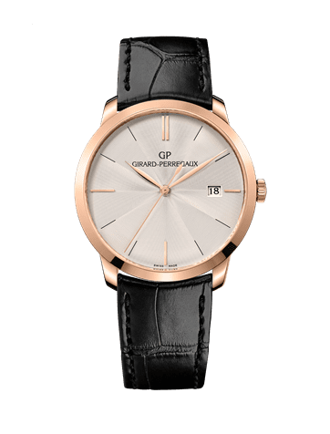 Girard-Perregaux 1966 38 Pink Gold / Silver / Alligator 49525-52-133-BB60