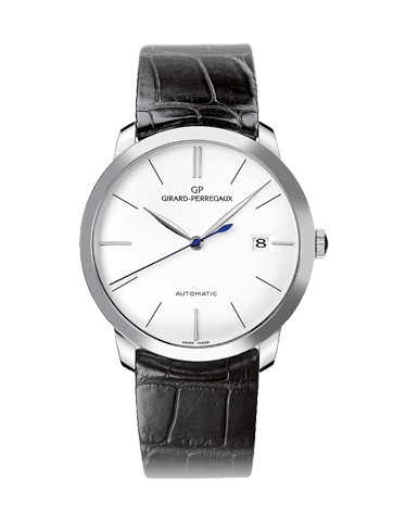 Girard-Perregaux 1966 38 White Gold / Silver / Alligator 49525-53-131-BK6A