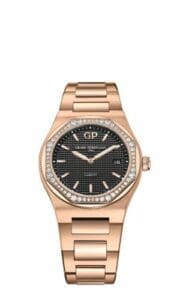 Girard-Perregaux Laureato 34 Quartz Pink Gold / Diamond / Black / Alligator 80189D52A632-52A