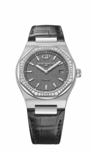 Girard-Perregaux Laureato 34 Quartz Stainless Steel / Diamond / Grey / Alligator 80189D11A231-CB6A