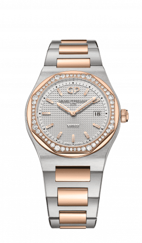 Girard-Perregaux Laureato 34 Quartz Stainless Steel / Pink Gold / Diamond / Silver 80189D56A132-56A