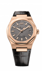 Girard-Perregaux Laureato 38 Automatic Pink Gold / Grey / Alligator 81005-52-232-BB6A