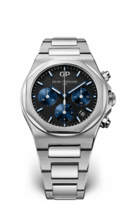Girard-Perregaux Laureato 38 Chronograph Stainless Steel / Black / Bracelet 81040-11-631-11A