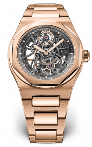 Girard-Perregaux Laureato 42 Automatic Skeleton Pink Gold / Bracelet 81015-52-002-52A