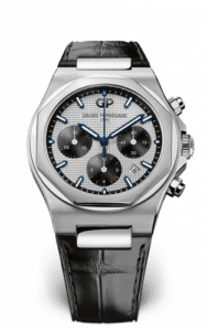 Girard-Perregaux Laureato 42 Chronograph Stainless Steel / Silver Panda / Alligator 81020-11-131-BB6A