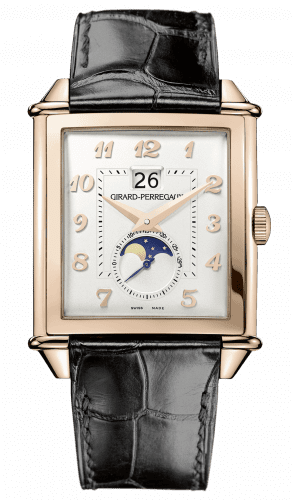 Girard-Perregaux Vintage 1945 XXL Large Date and Moonphases Pink Gold / Silver 25882-52-121-BB6B