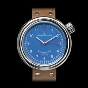 Giuliano Mazzuoli Manometro Polished / Blue MRP03N