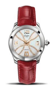 Glashütte Original Lady Serenade Stainless Steel / MOP - Index Line / Alligator 1-39-22-14-02-44