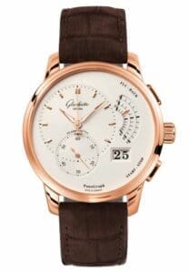 Glashütte Original PanoGraph Red Gold / Silver / Alligator / Folding 1-61-03-25-15-05