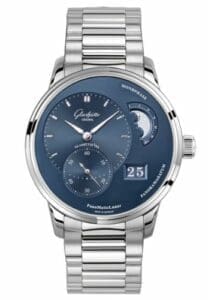 Glashütte Original PanoMatic Lunar Stainless Steel / Blue / Bracelet 1-90-02-46-32-70