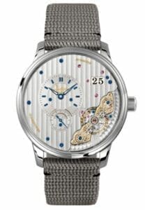 Glashütte Original PanoMaticInverse Stainless Steel / Silver / Synthetic 1-91-02-02-02-36