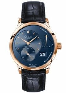 Glashütte Original PanoReserve Red Gold / Blue / Alligator / Pin 1-65-01-04-15-01