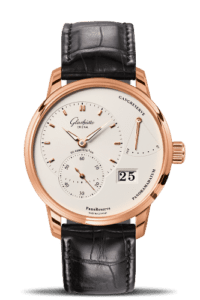 Glashütte Original PanoReserve Red Gold / Silver / Alligator / Folding 1-65-01-25-15-04