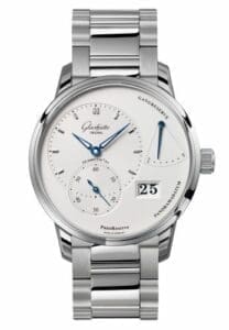 Glashütte Original PanoReserve Stainless Steel / Silver / Bracelet 1-65-01-22-12-24
