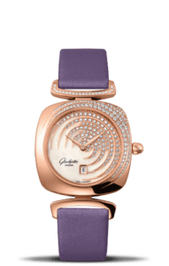 Glashütte Original Pavonina Date Red Gold / Cold Enamel / Satin 1-03-01-03-15-01