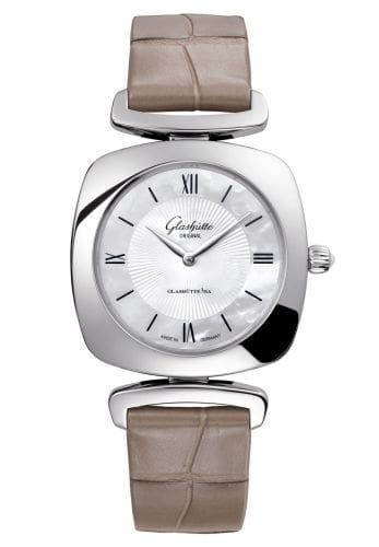 Glashütte Original Pavonina Stainless Steel / MOP / Alligator 1-03-02-05-02-30