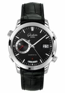 Glashütte Original Senator Diary Stainless Steel / Black / Alligator / Pin 100-13-02-02-01