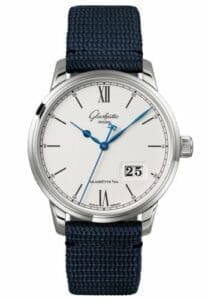 Glashütte Original Senator Excellence Panorama Date Stainless Steel / Silver / Alligator / Synthetic 1-36-03-01-02-34