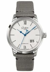 Glashütte Original Senator Excellence Panorama Date Stainless Steel / Silver / Alligator / Synthetic 1-36-03-01-02-36