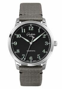 Glashütte Original Senator Excellence Stainless Steel / Black / Fabric / Folding 1-36-01-03-02-36