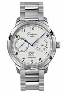 Glashütte Original Senator Observer Silver Stainless Steel / Silver / Bracelet 100-14-05-02-14