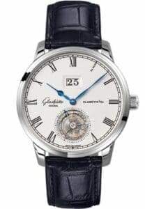 Glashütte Original Senator Tourbillon Edition Alfred Helwig White Gold / Silver / Alligator / Folding 1-94-03-05-04-50