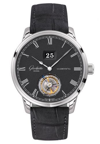 Glashütte Original Senator Tourbillon White Gold / Grey / Alligator / Pin 1-94-03-04-04-02