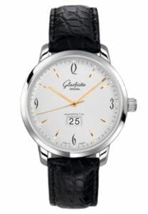 Glashütte Original Sixties Panorama Date Stainless Steel / Silver / Alligator / Pin 2-39-47-01-02-04