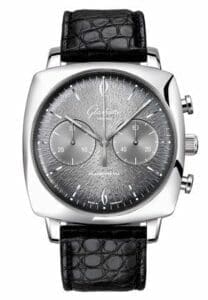 Glashütte Original Sixties Square Chronograph Stainless Steel / Rock 1-39-34-25-32-04